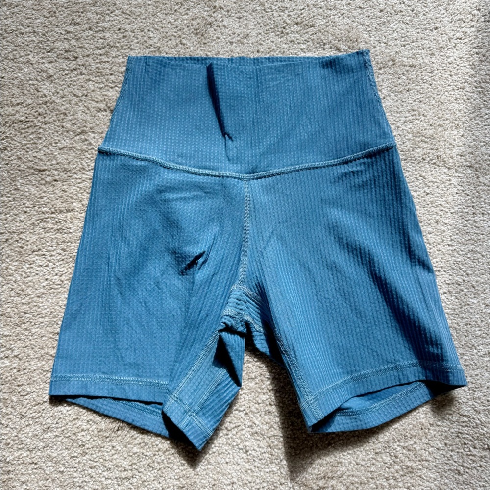 Lululemon High-Rise Yoga Short 6" *Grid Texture